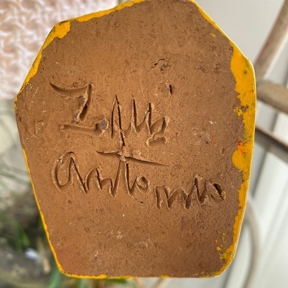 RARE FIND Vintage -Work of the Popular Artist Mestre Luiz Antônio - TV cameraman - Picture 11 of 11